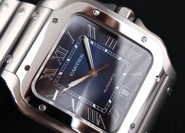 Cartier Santos WSSA0030 (2021) - Blue dial 40 mm Steel case