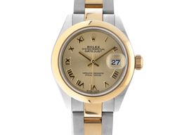 Rolex Lady-Datejust 279163 (2021) - Gold dial 28 mm Gold/Steel case