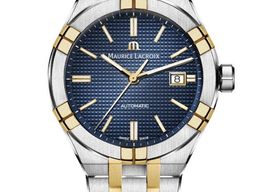 Maurice Lacroix Aikon AI6008-SY013-432-1 (2024) - Blauw wijzerplaat 42mm Staal