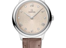Omega De Ville 434.13.28.60.59.001 (2026) - Beige wijzerplaat 28mm Staal