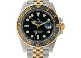 Rolex GMT-Master II 126713GRNR (2023) - Black dial 40 mm Gold/Steel case