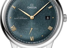 Omega De Ville 434.13.41.20.10.001 (2024) - Turquoise wijzerplaat 41mm Staal