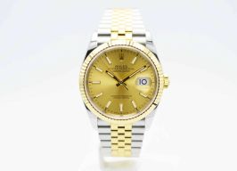Rolex Datejust 36 126233 (2021) - Champagne dial 36 mm Gold/Steel case