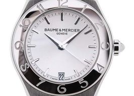 Baume & Mercier Linea M0A10009 (2023) - Zilver wijzerplaat 28mm Staal