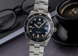Oris Divers Sixty Five 01 733 7720 4054-07 4 21 18 (Onbekend (willekeurig serienummer)) - Zwart wijzerplaat 42mm Staal