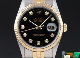 Rolex Datejust 36 16233 (1995) - Black dial 36 mm Gold/Steel case