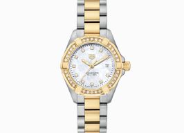 TAG Heuer Aquaracer Lady WBD1423.BB0321 (2026) - Wit wijzerplaat 27mm Goud/Staal