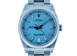 Rolex Oyster Perpetual 36 126000 (2024) - Turquoise wijzerplaat 36mm Staal