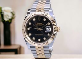 Rolex Datejust 41 126333 (2022) - Black dial 41 mm Gold/Steel case