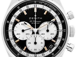 Zenith El Primero Chronomaster 03.3200.3600/21.M3200 (2023) - Black dial 38 mm Steel case