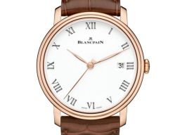 Blancpain Villeret 6630-3631-55B (2026) - Wit wijzerplaat 43mm Roségoud