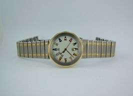 Corum Admiral's Cup - (1990) - White dial 34 mm Gold/Steel case