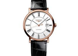 Longines Elegant L4.787.8.11.4 (2025) - Wit wijzerplaat 37mm Roségoud