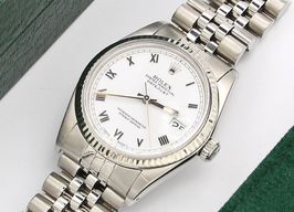 Rolex Datejust 36 16014 (Onbekend (willekeurig serienummer)) - Wit wijzerplaat 36mm Staal