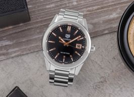 TAG Heuer Carrera WBG1311 (Unknown (random serial)) - Black dial Steel case