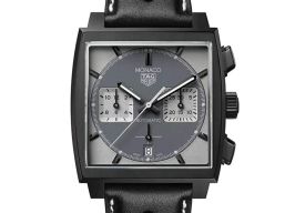 TAG Heuer Monaco CBL2181.FC6515 (2023) - Grijs wijzerplaat 39mm Titanium