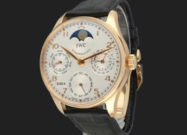 IWC Portuguese Perpetual Calendar IW502213 (2007) - Zilver wijzerplaat 42mm Roségoud