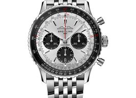 Breitling Navitimer 1 B01 Chronograph AB0138241G1A1 (2024) - Zilver wijzerplaat 43mm Staal