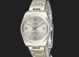 Rolex Oyster Perpetual 34 114200 (2017) - Silver dial 34 mm Steel case