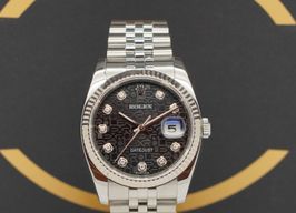 Rolex Datejust 36 116234 (2011) - Black dial 36 mm Steel case