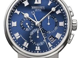 Breguet Marine 5527TI/Y1/5WV (2026) - Blauw wijzerplaat 42mm Titanium