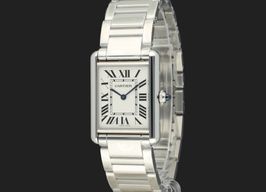 Cartier Tank WSTA0052 (2024) - Wit wijzerplaat 34mm Staal