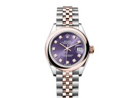 Rolex Lady-Datejust 279161-0015 (2024) - Purple dial 28 mm Steel case