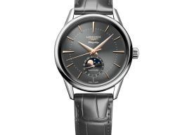 Longines Flagship Heritage L4.815.4.52.2 (2025) - Grey dial 39 mm Steel case