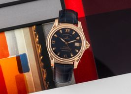 Omega De Ville Co-Axial 5931.81.00 (Unknown (random serial)) - Black dial Rose Gold case