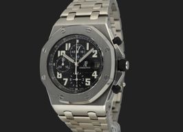 Audemars Piguet Royal Oak Offshore Chronograph 25721ST.OO.1000ST.08 (2008) - Zwart wijzerplaat 42mm Staal