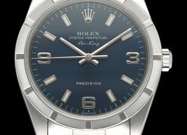 Rolex Air-King 14010M (2000) - Blue dial 34 mm Steel case