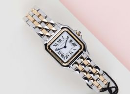 Cartier Panthère W2PN0019 (2025) - White dial 37 mm Gold/Steel case
