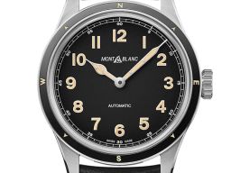 Montblanc 1858 126760 (2023) - Zwart wijzerplaat 40mm Staal