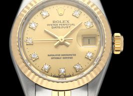 Rolex Lady-Datejust 69173G (1987) - Champagne dial 26 mm Gold/Steel case
