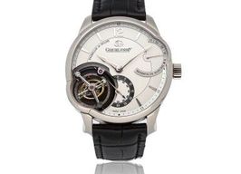 Greubel Forsey Unknown GF01PTCN (Unknown (random serial)) - Silver dial 43 mm White Gold case