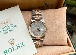 Rolex Datejust 36 16233 (1991) - Silver dial 36 mm Gold/Steel case