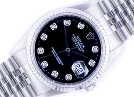 Rolex Datejust 36 16234 (1991) - Zwart wijzerplaat 36mm Staal