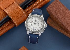 TAG Heuer Aquaracer WAP111Y (Onbekend (willekeurig serienummer)) - Wit wijzerplaat 40mm Staal