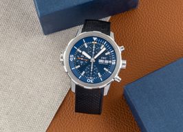 IWC Aquatimer Chronograph IW376805 (Unknown (random serial)) - Blue dial 44 mm Steel case