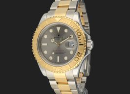 Rolex Yacht-Master 40 16623 (2011) - Grijs wijzerplaat 40mm Goud/Staal