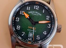 Armand Nicolet MM2 A640P-NV-P0640KM8 (2024) - Green dial 42 mm Steel case