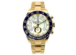 Rolex Yacht-Master II 116688 (2018) - White dial 44 mm Yellow Gold case