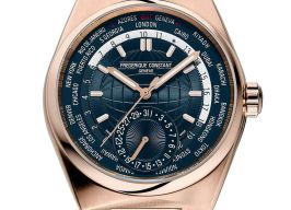 Frederique Constant Manufacture Worldtimer FC-718BL4NH9 (2024) - Zwart wijzerplaat 20mm Staal