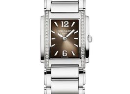 Patek Philippe Twenty~4 4910/1200A-010 (2024) - Grijs wijzerplaat 25mm Staal