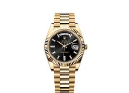 Rolex Day-Date 40 228238 (2025) - Black dial 40 mm Yellow Gold case