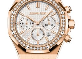 Audemars Piguet Royal Oak Chronograph 26715OR.ZZ.1356OR.01 (2025) - Silver dial 38 mm Rose Gold case