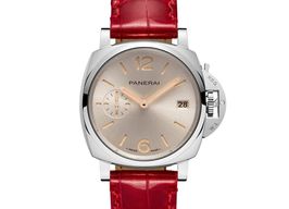 Panerai Luminor Due PAM01248 (2024) - Champagne wijzerplaat 38mm Staal