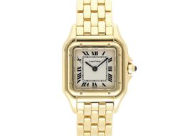 Cartier Panthère 1070 (1996) - White dial 22 mm Yellow Gold case