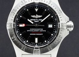 Breitling Avenger Seawolf A17330 (2011) - Zwart wijzerplaat 45mm Staal