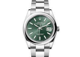 Rolex Datejust 36 126200-0024 (2024) - Green dial 36 mm Steel case
